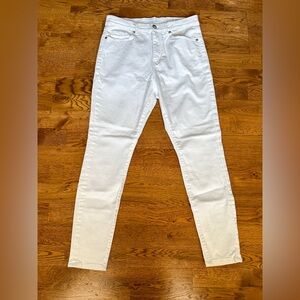 NWT Loft High Waist Skinny Ankle White Jeans Size 8P/29